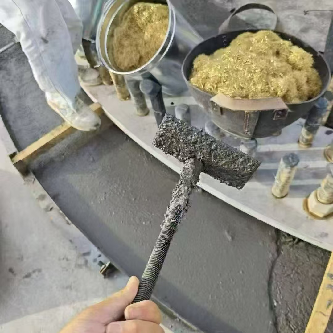 潘集C120钢纤维高强无收灌浆料 轧机压缩机汽轮机发电机锻压设备底座灌浆材料